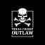 Texas Credit Outlaw skull-and-crossbones logo
